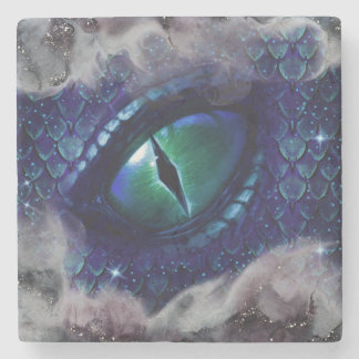 Posavasos De Piedra Dragón medieval gótico azul Glam Ink