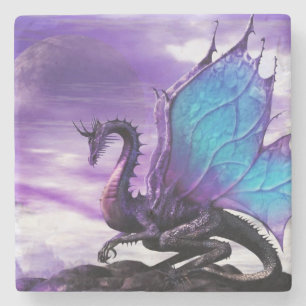 Posavasos De Piedra Dragón púrpura