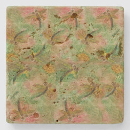 Posavasos De Piedra Dragonfly Cotton Candy