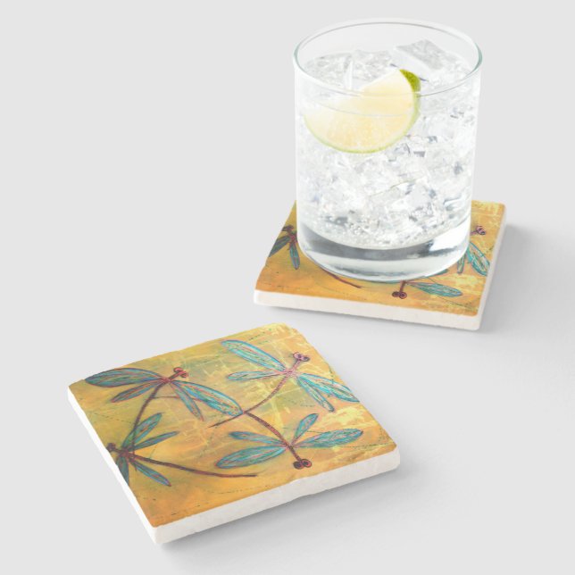 Posavasos De Piedra Dragonfly Haze Apron adulto (Lateral)