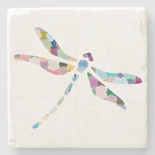 Posavasos De Piedra Dragonfly Stone Coaster (Anverso)