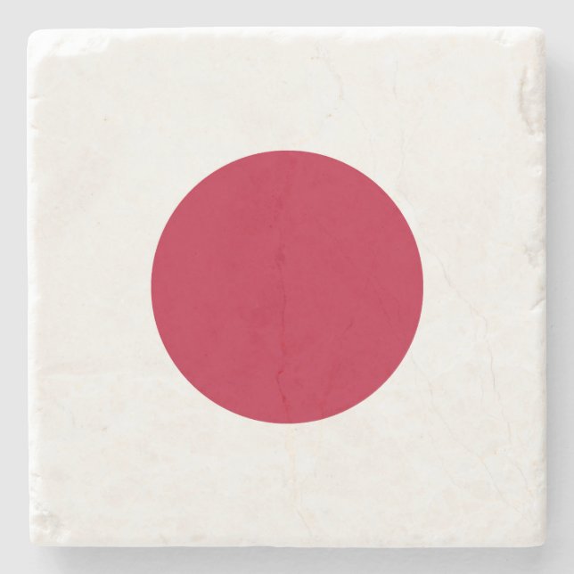 Posavasos De Piedra Drapeau Japon (Anverso)