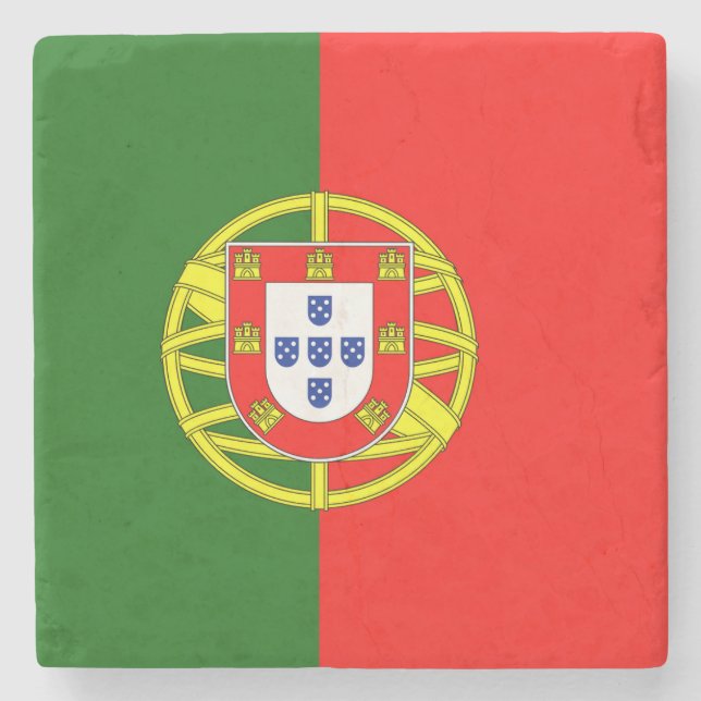Posavasos De Piedra Drapeau Portugal (Anverso)