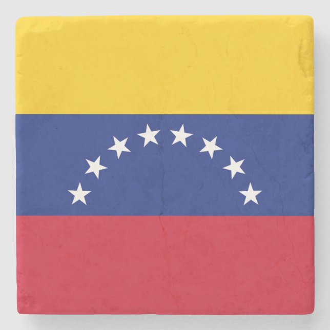 Posavasos De Piedra Drapeau Venezuela (Anverso)