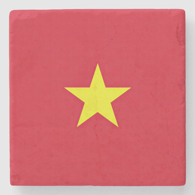 Posavasos De Piedra Drapeau Vietnam (Anverso)