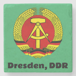 Posavasos De Piedra Dresden, DDR, Dresden, Alemania - RDA de Alemania 