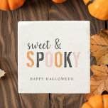 Posavasos De Piedra Dulce colorido Y Espeluznante | Feliz Halloween<br><div class="desc">Dulce colorido Y Espeluznante | Feliz Halloween</div>