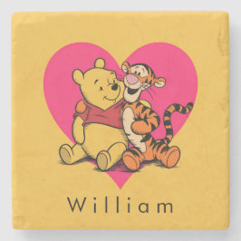 Posavasos De Piedra Dulce Winnie the Pooh y Tigger