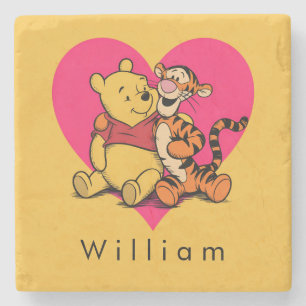 Posavasos De Piedra Dulce Winnie the Pooh y Tigger