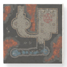 Dungeon Tile Coaster: metro cultural