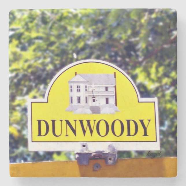 Posavasos De Piedra Dunwoody, Atlanta, Georgia, Marble Coasters (Anverso)