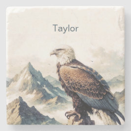 Posavasos De Piedra Eagle Coaster, Personalizado 
