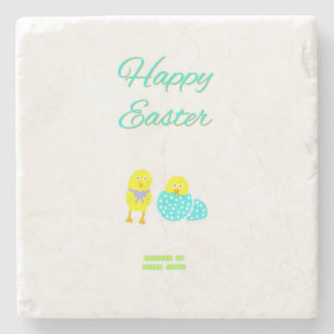 Posavasos De Piedra Easter Hatchlings Marble Stone Coaster