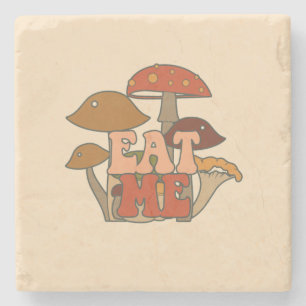 Posavasos De Piedra "Eat Me" - Diseño caprichoso