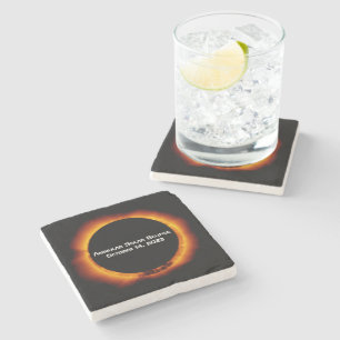 Posavasos De Piedra Eclipse solar anual de 2023
