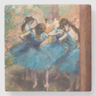 Posavasos De Piedra Edgar Degas - Bailarinas en azul
