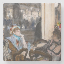 Edgar Degas - Mujeres en una terraza cafetería por