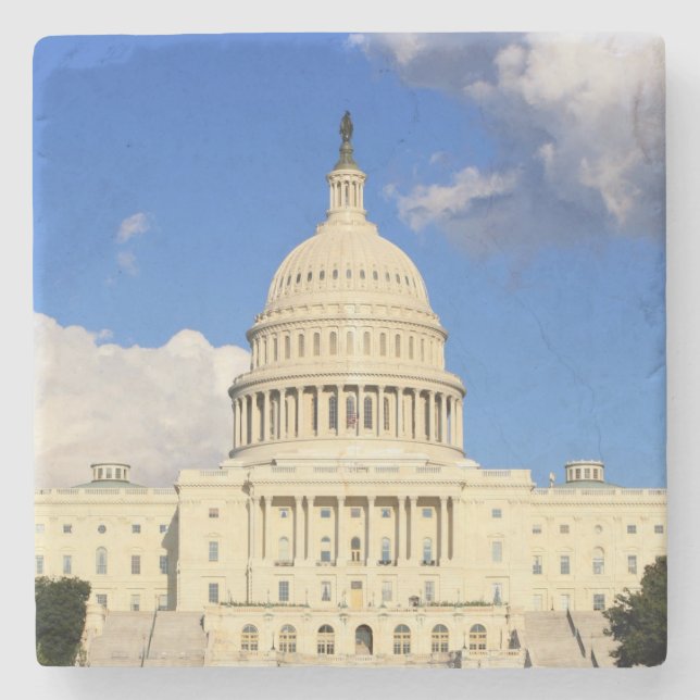 Posavasos De Piedra Edificio del capitolio de los E.E.U.U., Washington (Anverso)