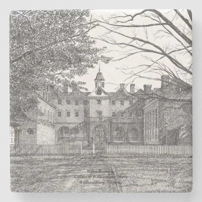 Posavasos De Piedra Edificio Wren (Anverso)