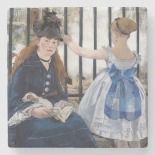 Posavasos De Piedra Edouard Manet - El ferrocarril