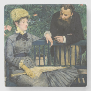 Posavasos De Piedra Edouard Manet - En el Conservatorio