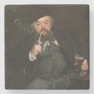 Posavasos De Piedra Edouard Manet - Un buen vaso de cerveza / Le bon b