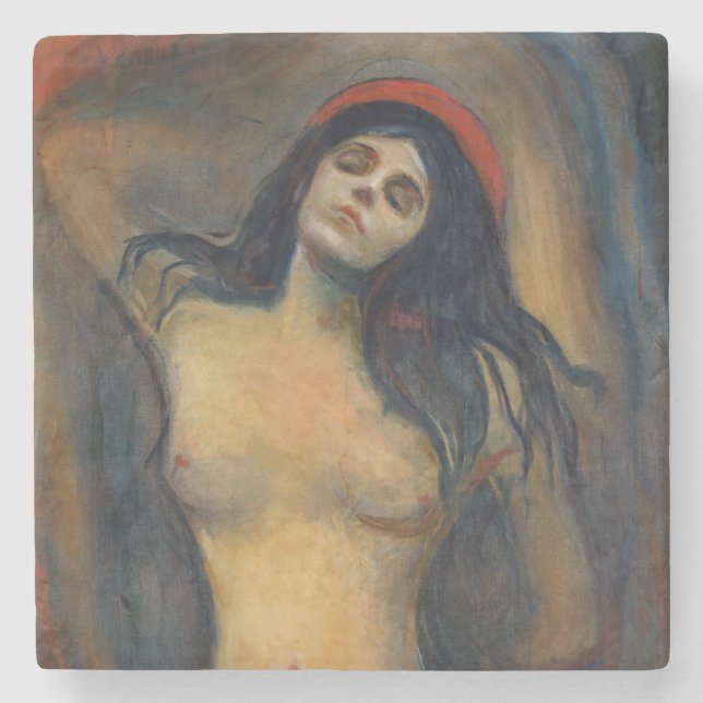Posavasos De Piedra Edvard Munch - Madonna (Anverso)