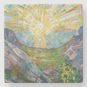 Posavasos De Piedra Edvard Munch - The Sun 1916