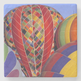 Posavasos De Piedra EE. UU., Arizona, Val Vista. Colorido globo aerost