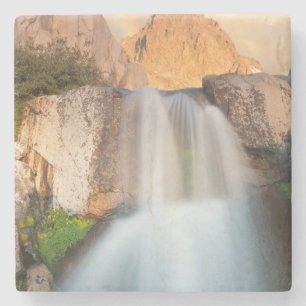 Posavasos De Piedra EE. UU., California, Bosque Nacional Inyo. Cascada