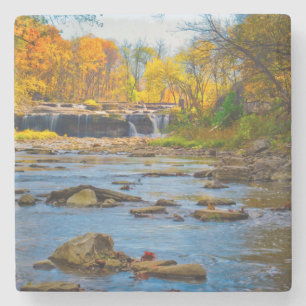 Posavasos De Piedra EE. UU., Indiana. Cataract Falls State Recreation