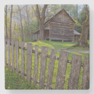 Posavasos De Piedra EE. UU., Tennessee, Cabaña en Cades Cove