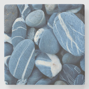 Posavasos De Piedra EE. UU., Vermont, lago Champlain, piedras