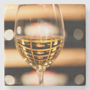 Posavasos De Piedra EEUU, Washington, Walla Walla.Copa de vino.