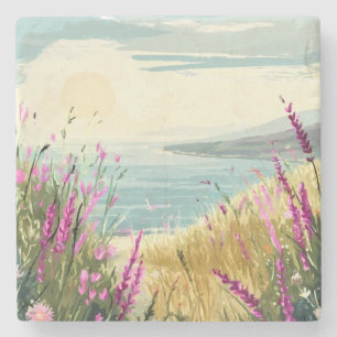 Posavasos De Piedra El abrazo de Heather al mar