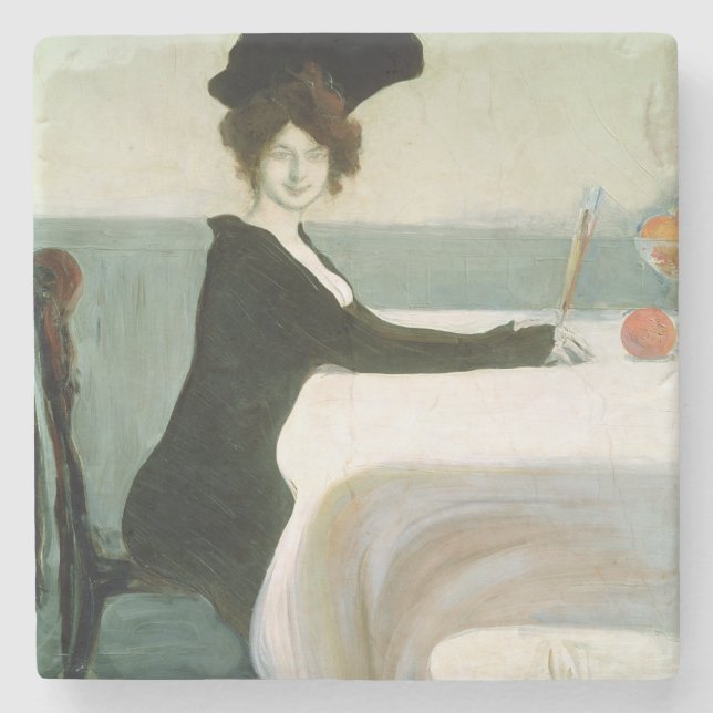 Posavasos De Piedra El alumerzo (Anverso)