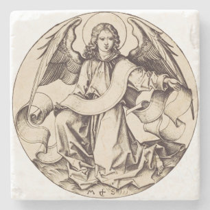 Posavasos De Piedra El Ángel de San Mateo - Símbolo del Arte Fino