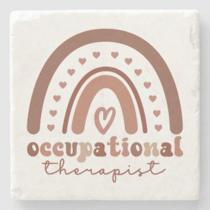 Posavasos De Piedra El arcoiris del Boho al terapeuta ocupacional