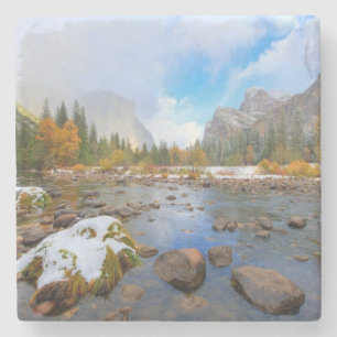 Posavasos De Piedra EL Capitan y tres hermanos