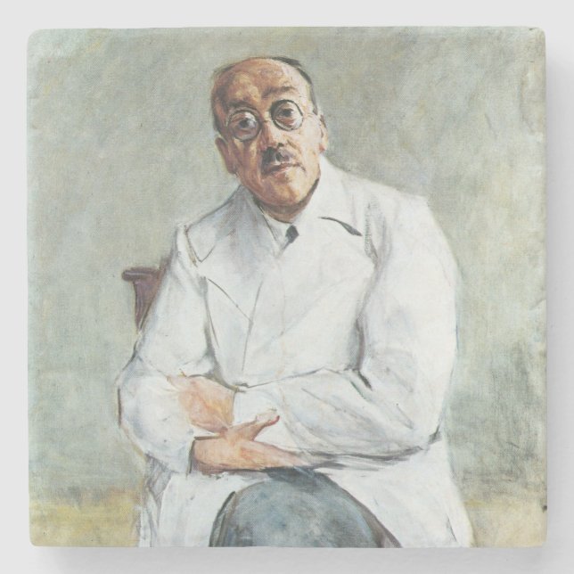 Posavasos De Piedra El cirujano (por Max Liebermann) (Anverso)