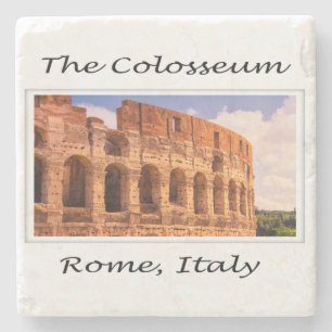 Posavasos De Piedra El Coliseo Roma, Italia Coaster de Piedra