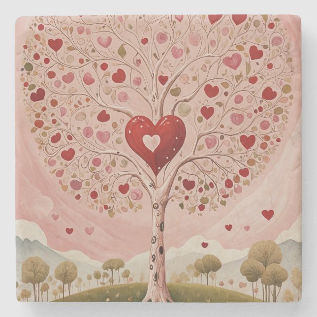 Posavasos De Piedra El corazón (Anverso)