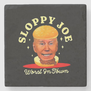 Posavasos De Piedra El descuidado Joe Biden Anti Presidente