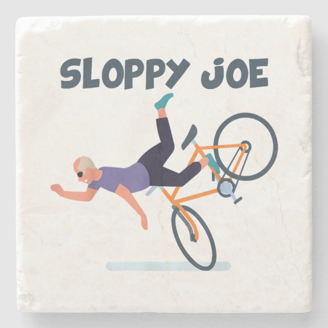 Posavasos De Piedra El descuidado Joe Funny Biden Shiroppy Funn (Anverso)