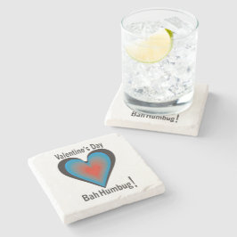 Posavasos De Piedra El día de San Valentín Bah Humbug
