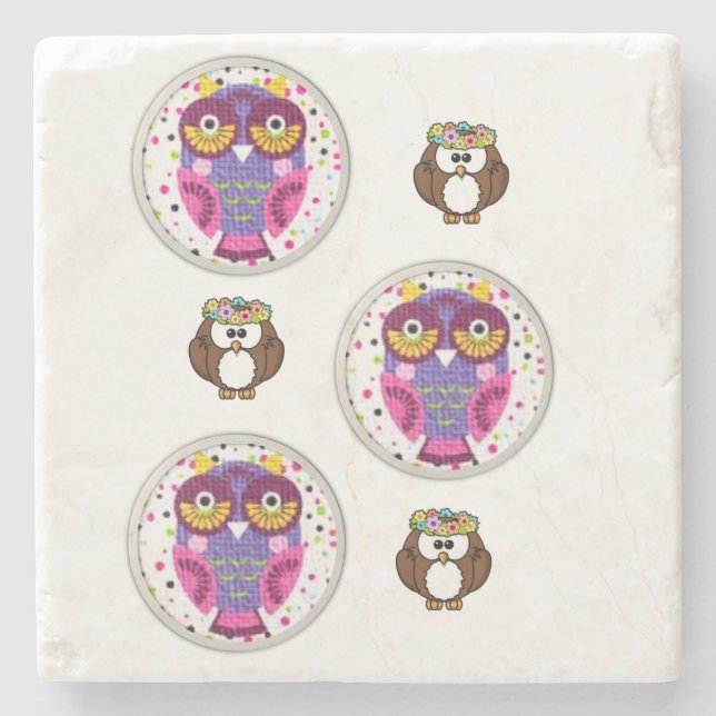 Posavasos De Piedra El día de San Valentín de Pascua de Piedra de Márm (Anverso)