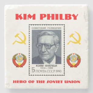 Posavasos De Piedra El espía británico Kim Philby, héroe de la Uni