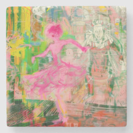 Posavasos De Piedra El estalker - Neon Ballet Chaos