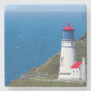 Posavasos De Piedra El Faro de Heceta Head Cerca de Florence