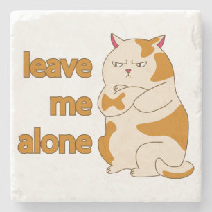 Posavasos De Piedra El gato gordo de Moody me deja solo